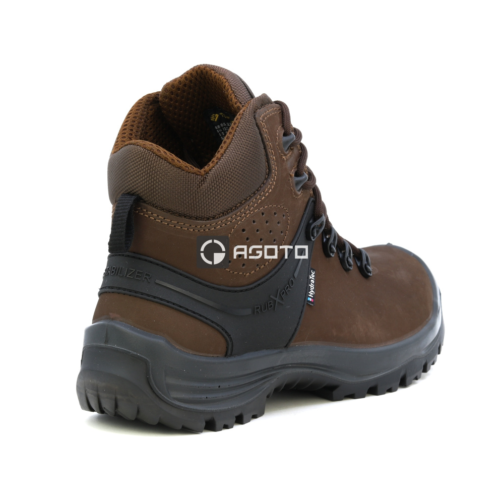 részlet TOWORKFOR Hiker Brown S3 munkavédelmi bakancs