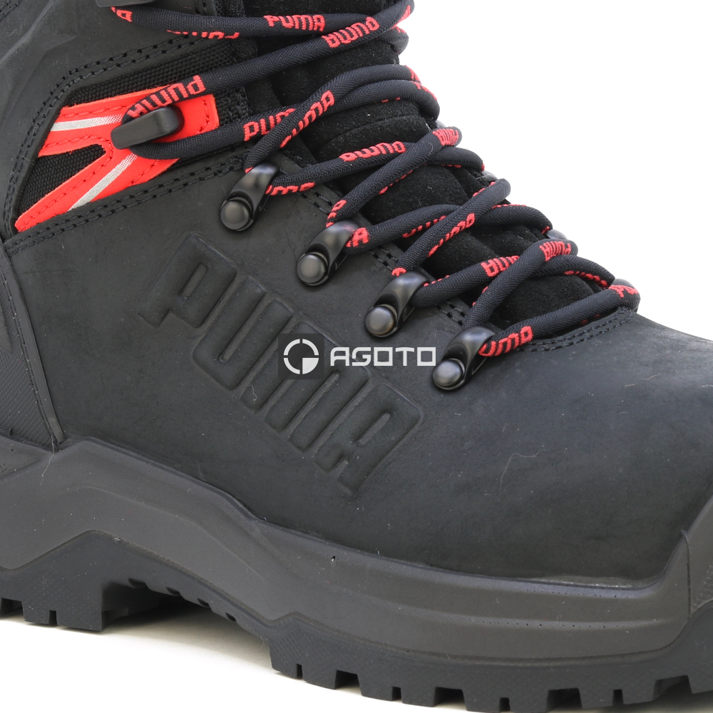 részlet PUMA Iron HD BLK Mid S3 munkavédelmi bakancs