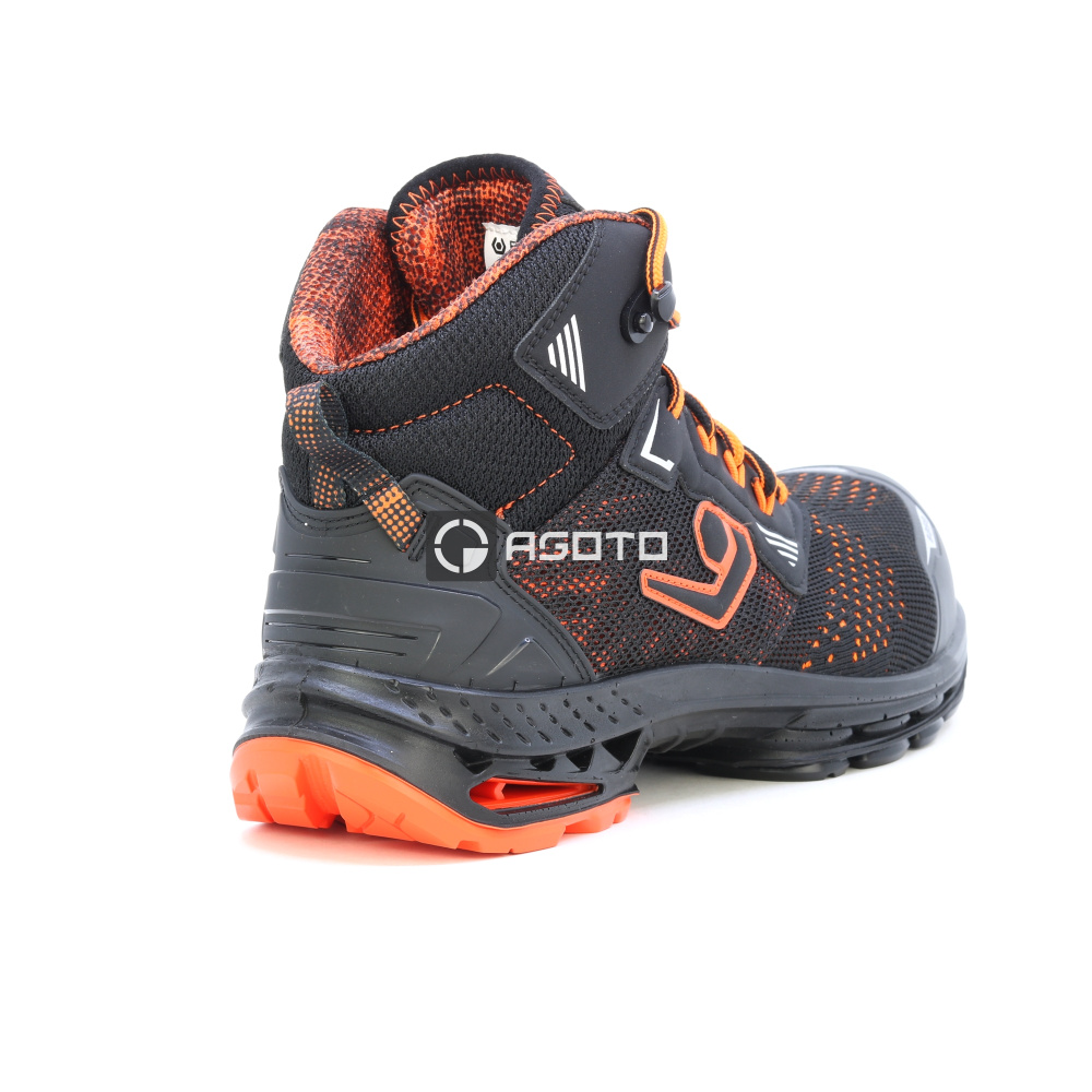 részlet BASE Paris S1P AirTech outsole antistress munkavédelmi bakancs