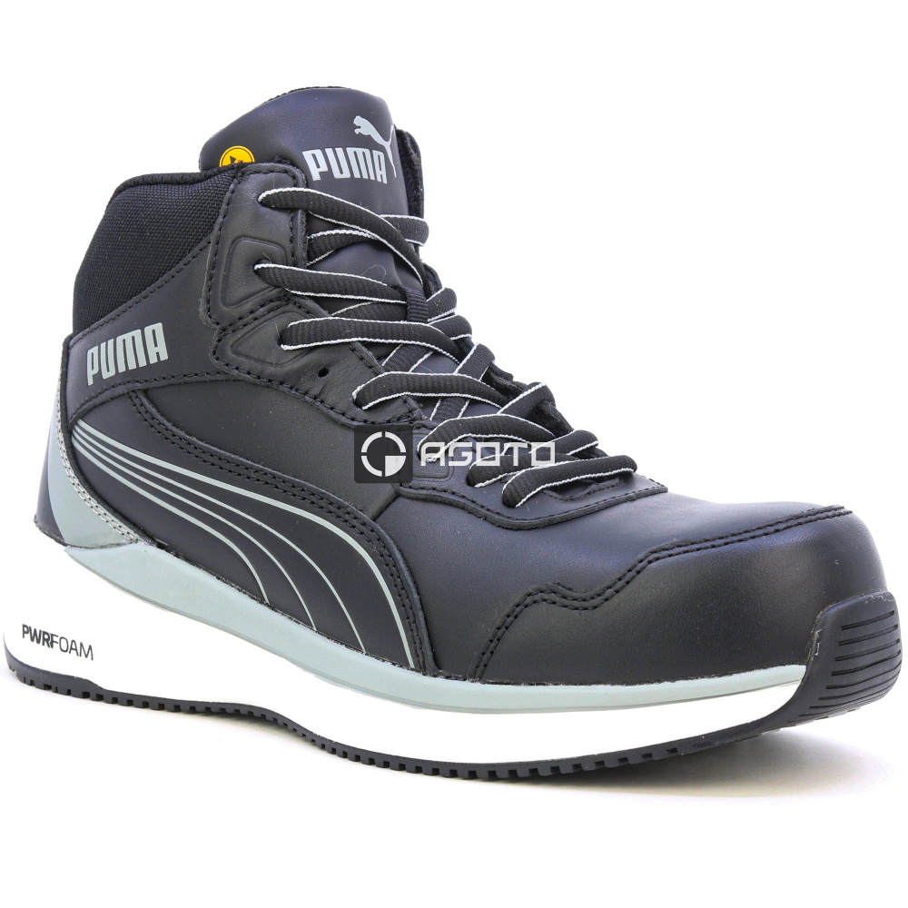 részlet PUMA Zoom Mid S3 ESD munkavédelmi bakancs SALE