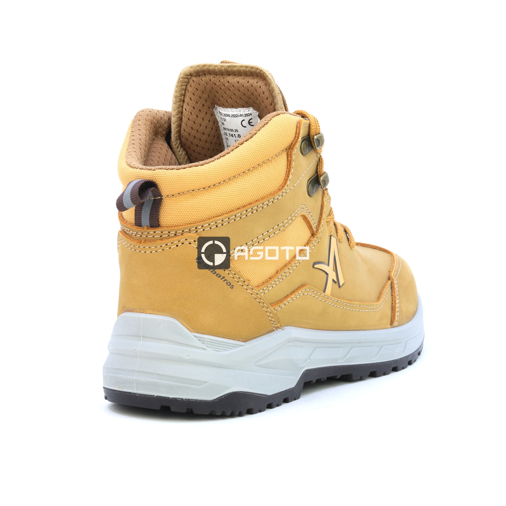 részlet ALBATROS Vector Wheat Mid S3 munkavédelmi bakancs