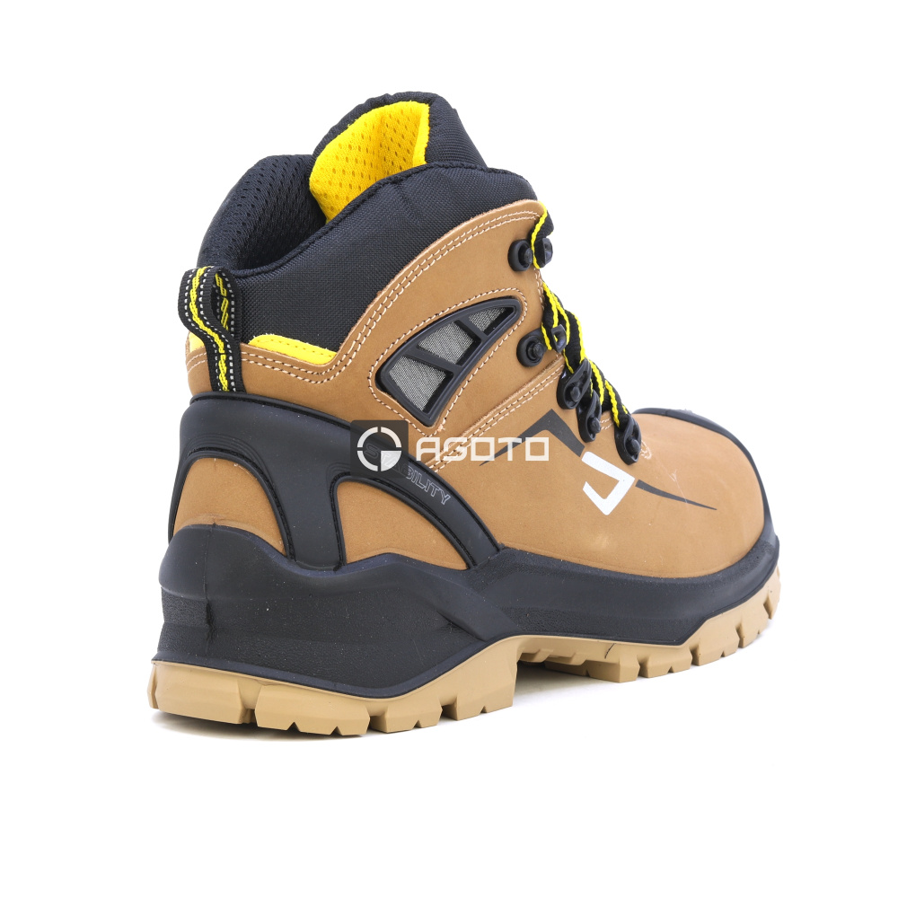 részlet BICAP Leopard Mid S3 bézs férfi munkavédelmi cipő Pro Air szellőzőrendszerrel