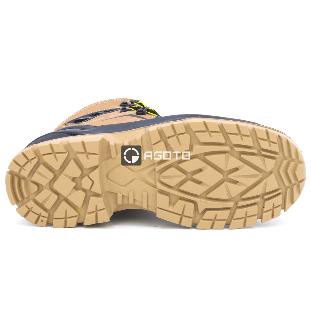 részlet BICAP Leopard Mid S3 bézs férfi munkavédelmi cipő Pro Air szellőzőrendszerrel