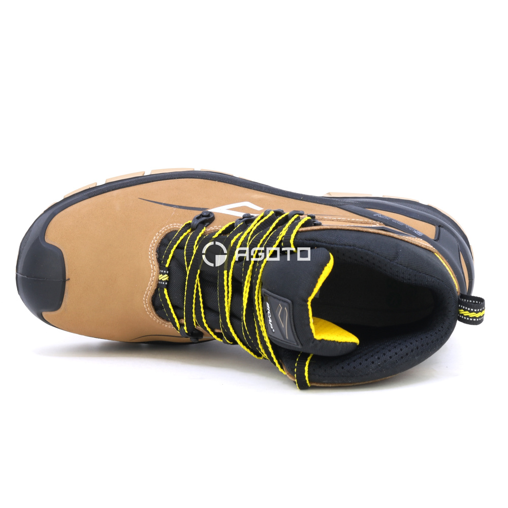 részlet BICAP Leopard Mid S3 bézs férfi munkavédelmi cipő Pro Air szellőzőrendszerrel