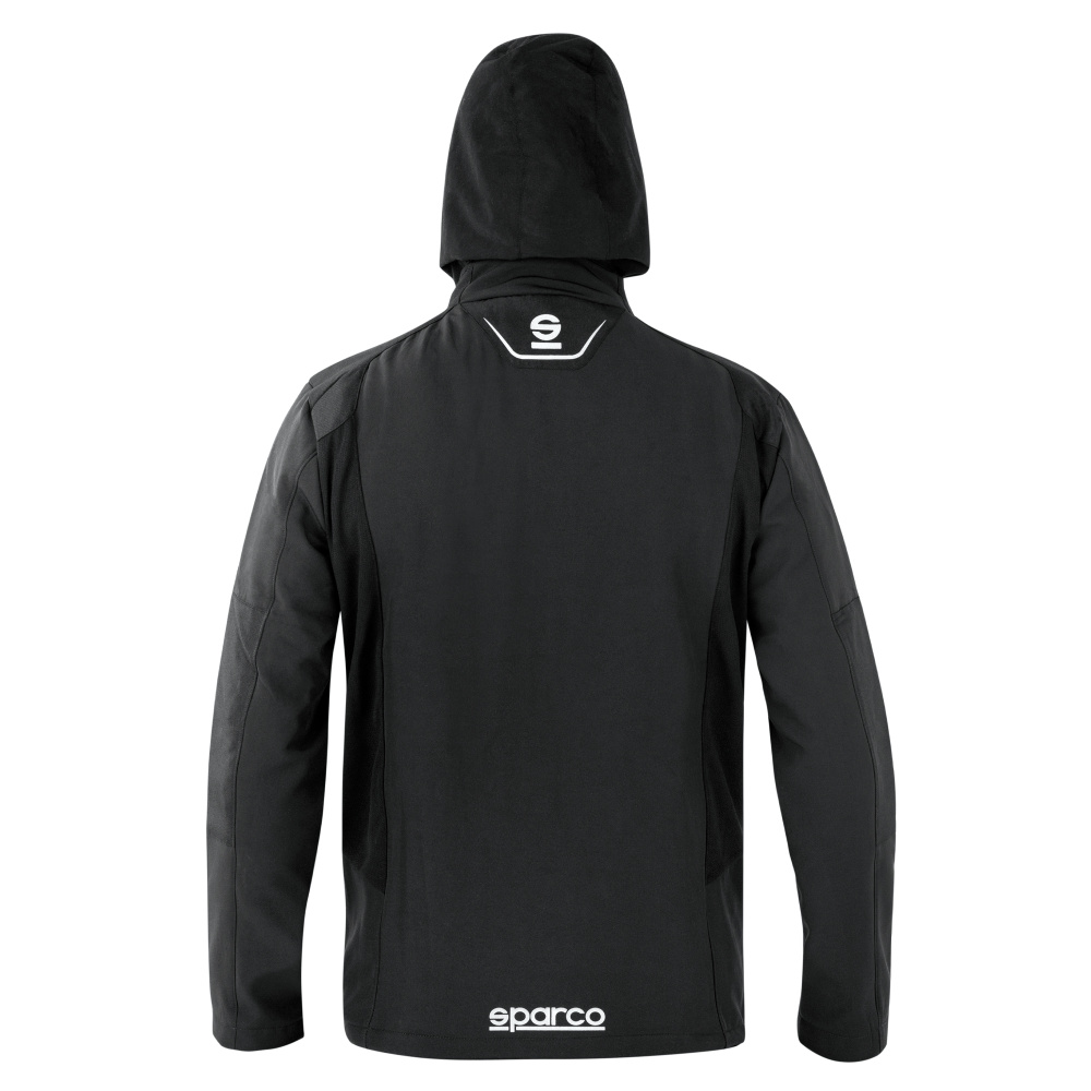 részlet SPARCO Seattle černá pánská pracovní softshell bunda