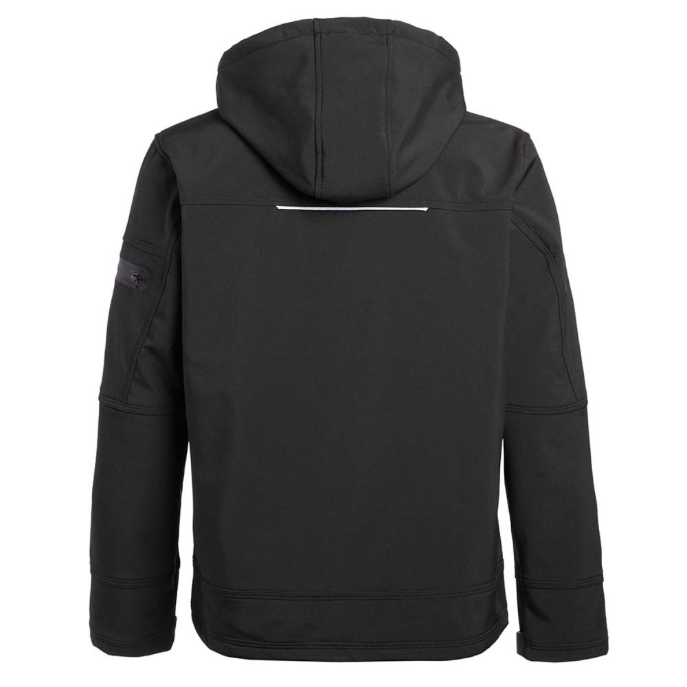 részlet NORTH WAYS Flores Stretch černá pánská softshell bunda