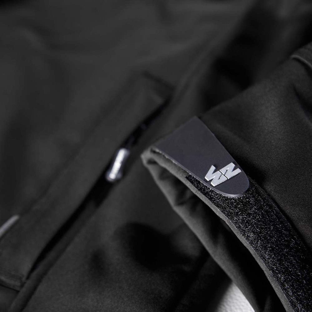 részlet NORTH WAYS Flores Stretch černá pánská softshell bunda