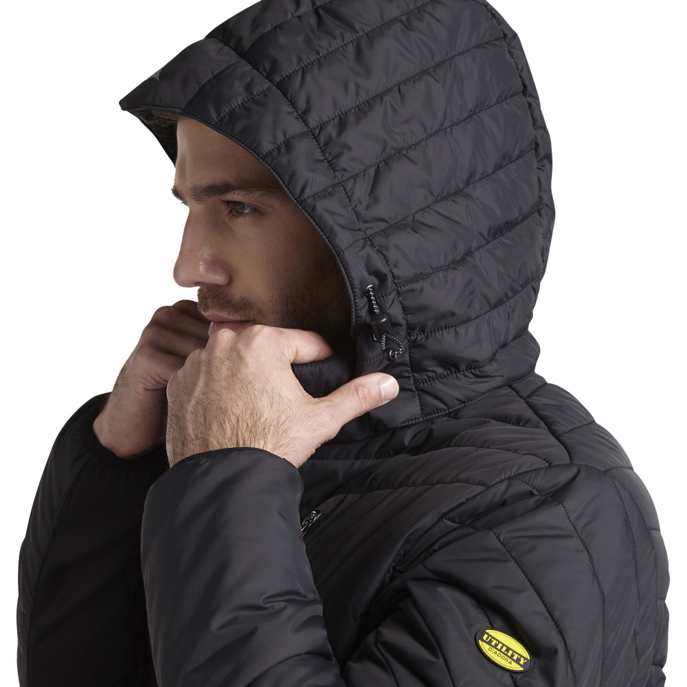 részlet DIADORA Oslo černá pánská zimní bunda