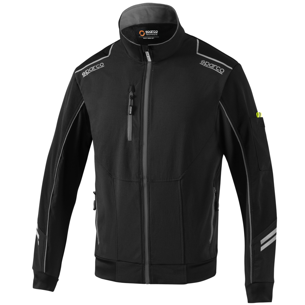 részlet SPARCO Austin Light TW černá pánská softshell bunda