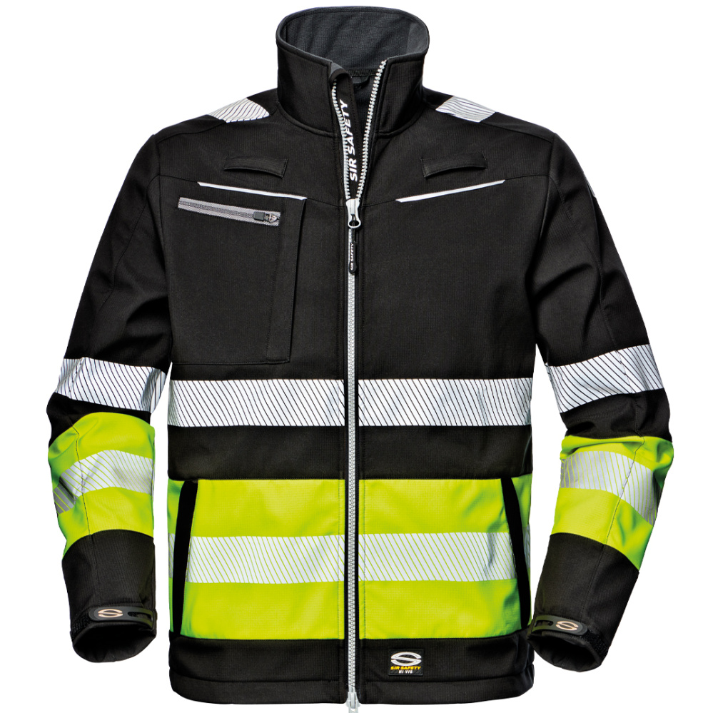részlet SIR Contrast Softshell HV férfi dzseki