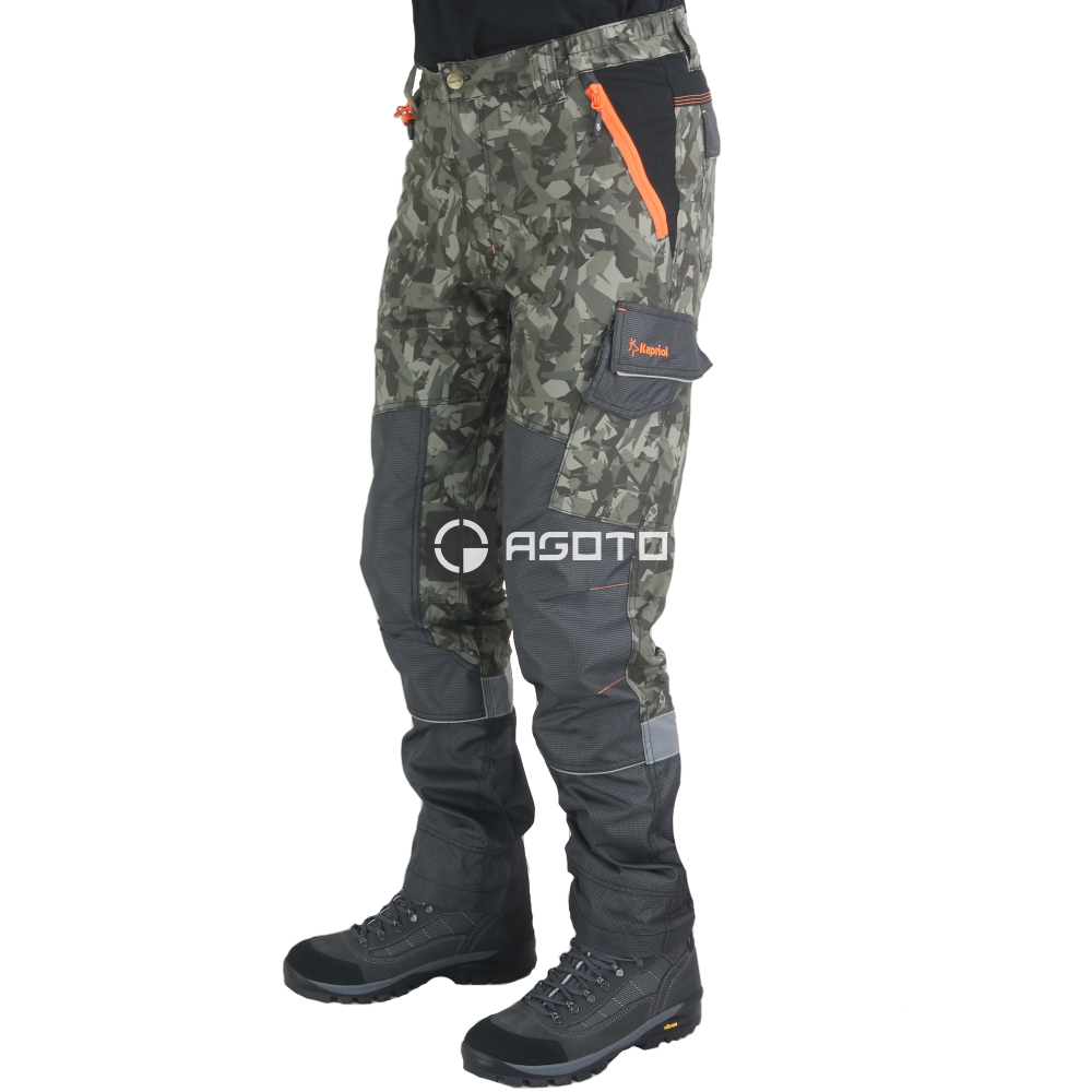 részlet KAPRIOL Tenere Garden Camo Stretch férfi nadrág