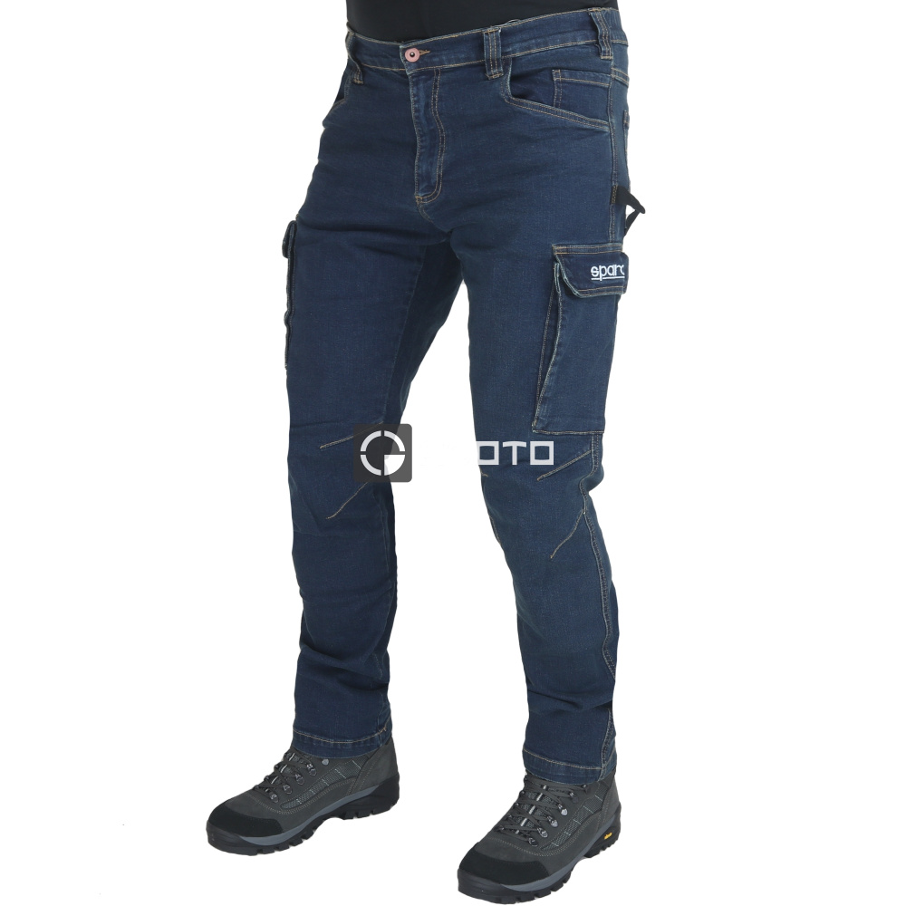 részlet SPARCO Dallas Jeans Stretch férfi nadrág