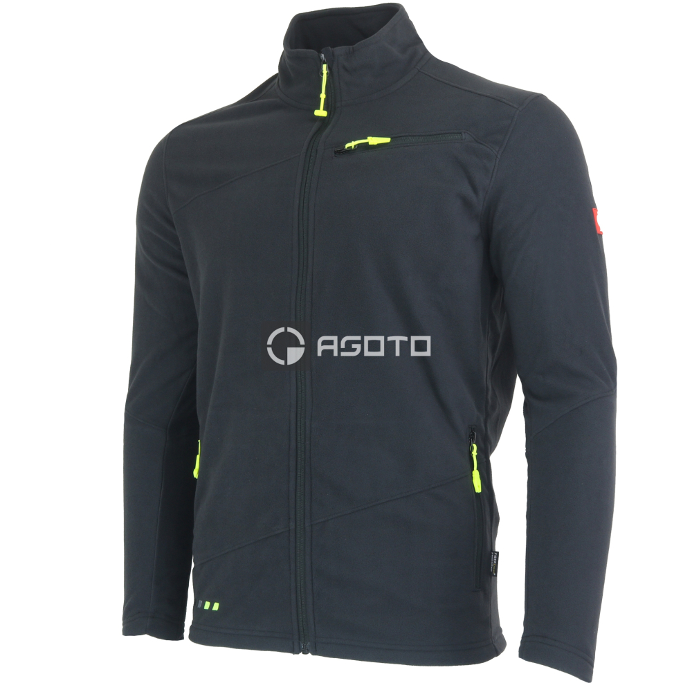 részlet Engelbert Strauss fleece e.s. motion férfi pulóver