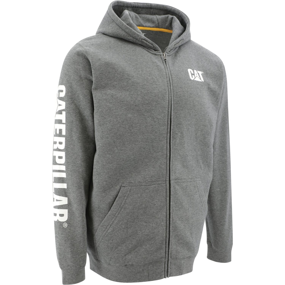 részlet CATERPILLAR Midweight Banner Zip férfi pulóver
