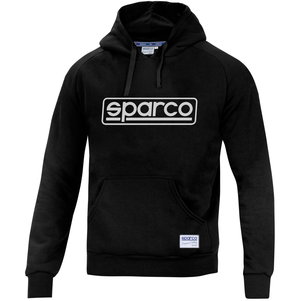 részlet SPARCO Frame černá pánská mikina