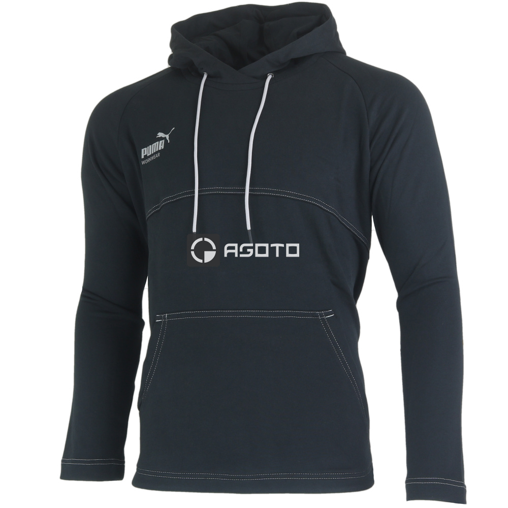 részlet PUMA Essentials Hoodie Carbon férfi pulóver
