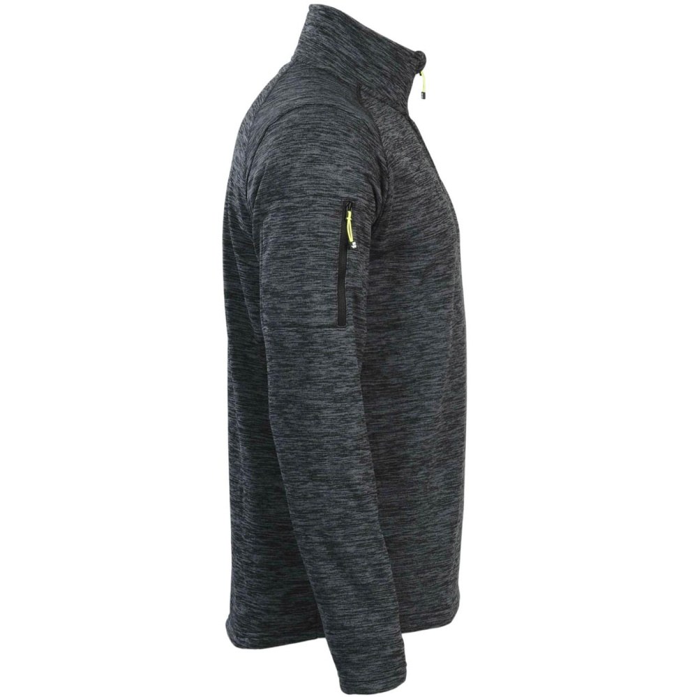 részlet NINE WORTHS Kyllian zip férfi pulóver