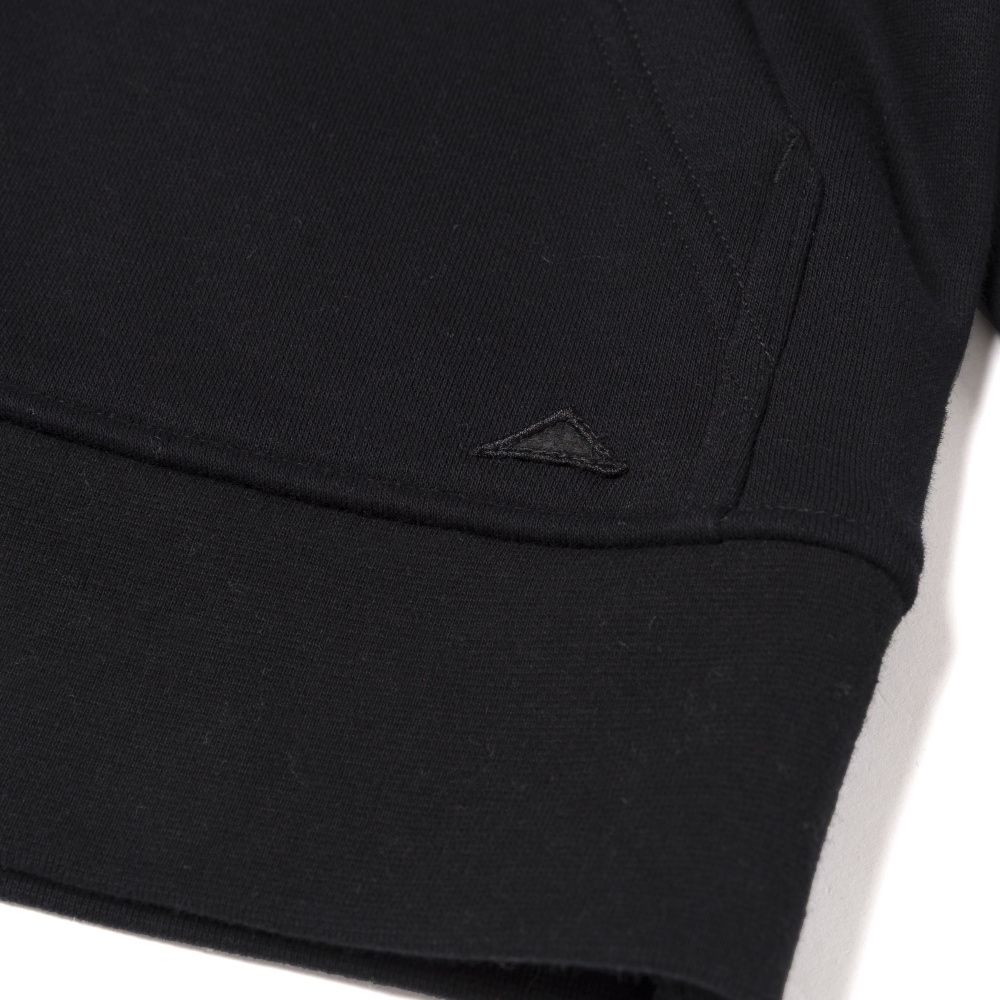 részlet CATERPILLAR TM Hooded fekete férfi kapucnis pulóver CAT logóval