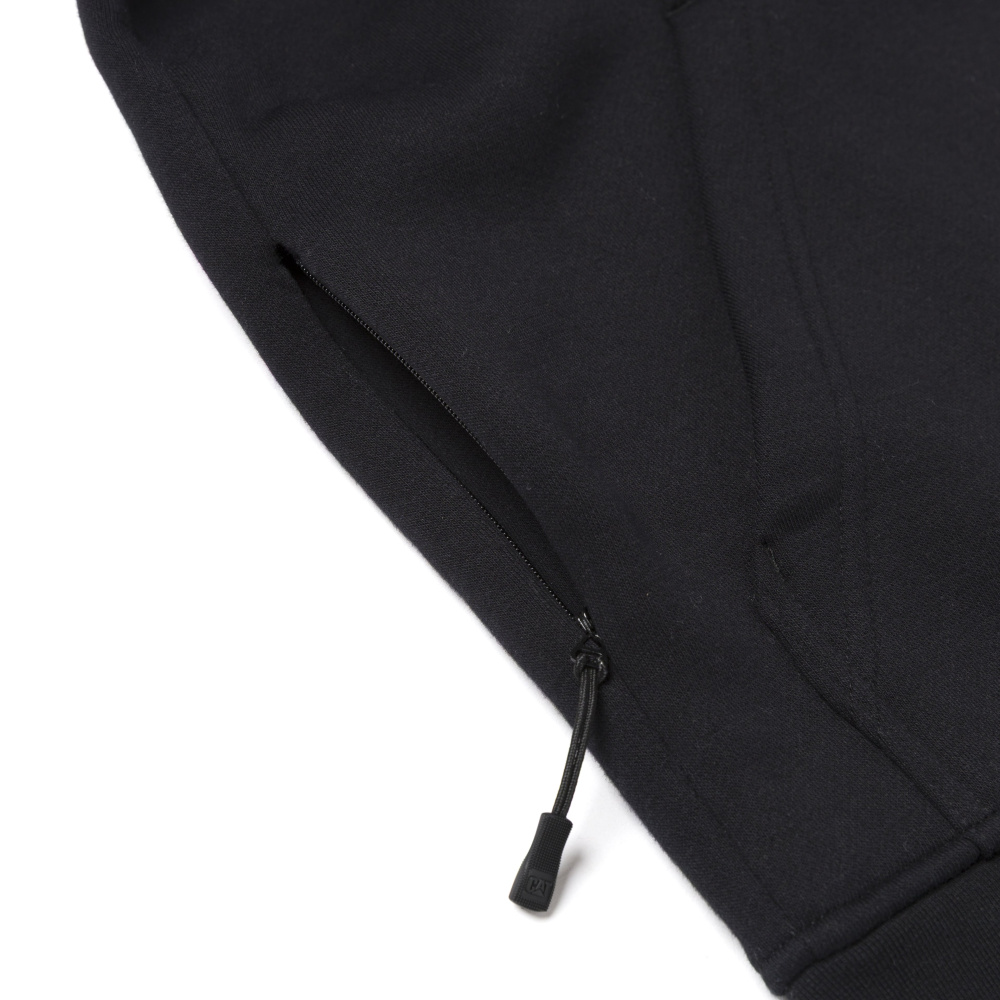 részlet CATERPILLAR TM Hooded fekete férfi kapucnis pulóver CAT logóval