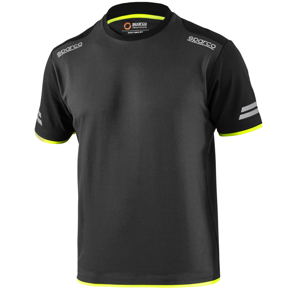 részlet SPARCO Tucson Tech TW šedé pánské triko