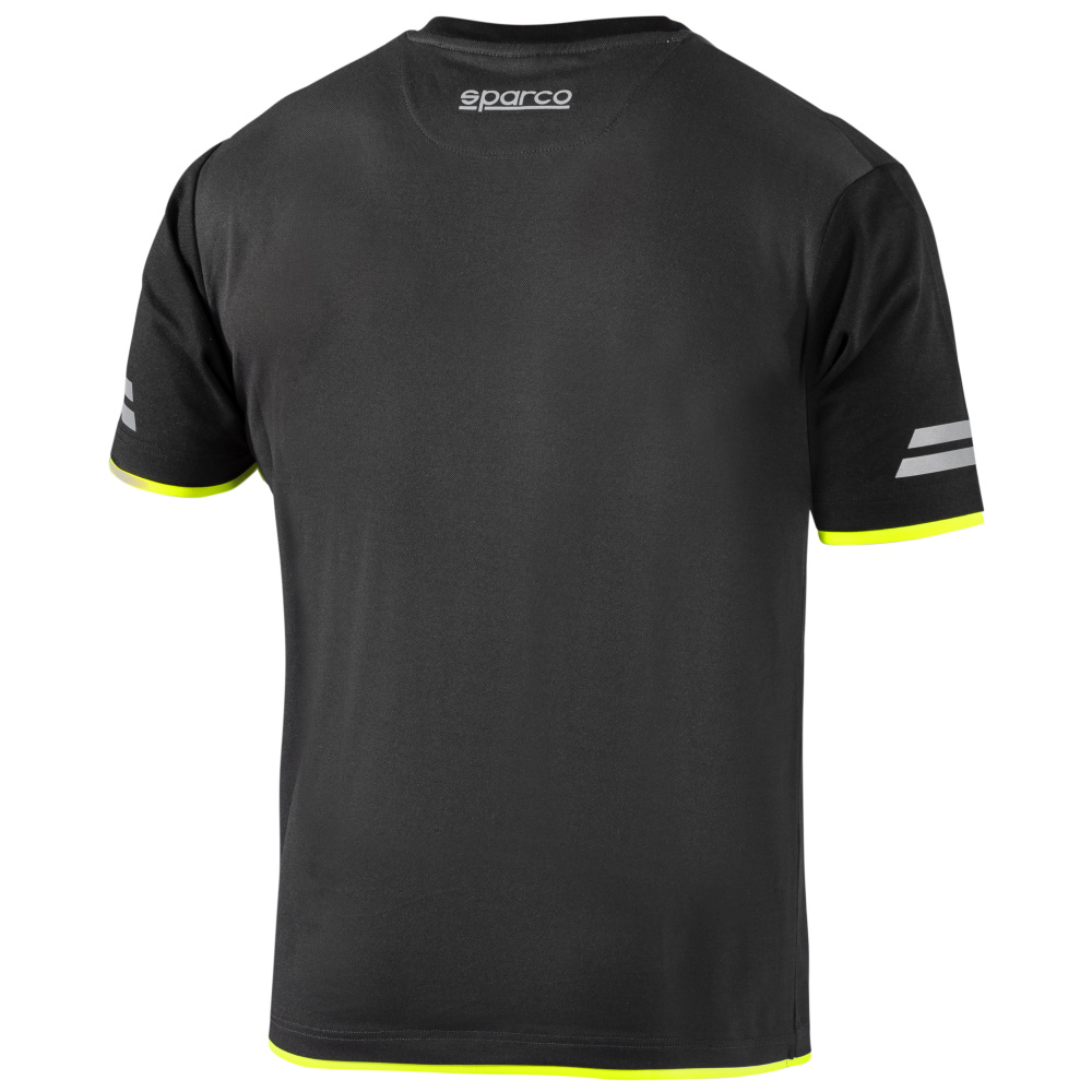részlet SPARCO Tucson Tech TW šedé pánské triko