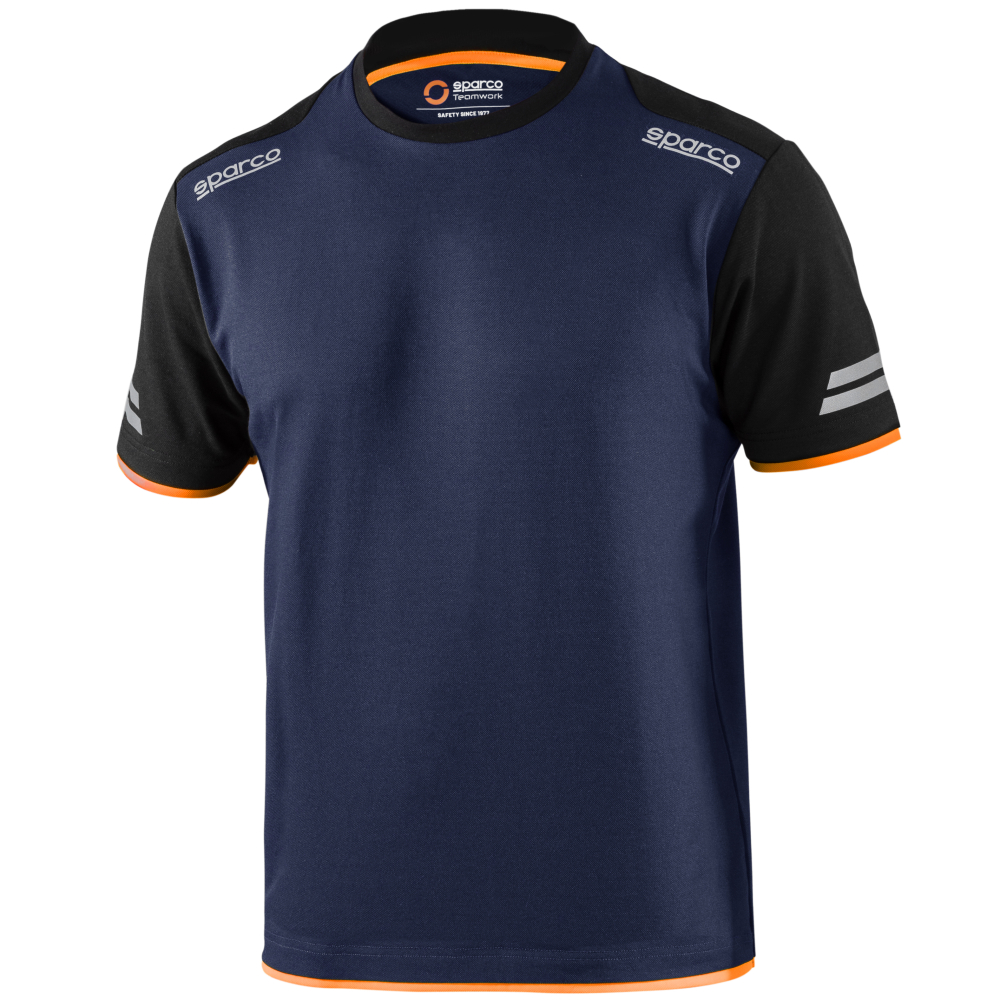 részlet SPARCO Tucson Tech TW modré pánské triko