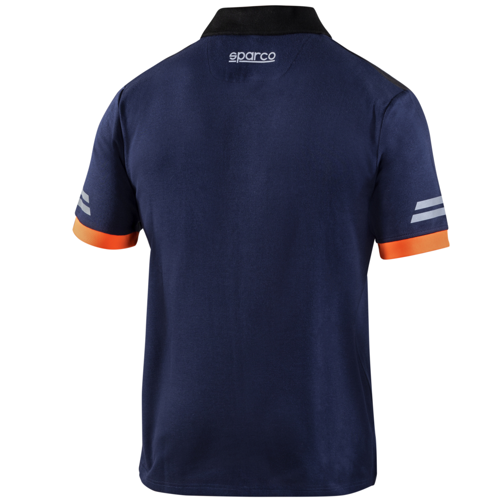 részlet SPARCO Tucson Tech TW modré pánské triko