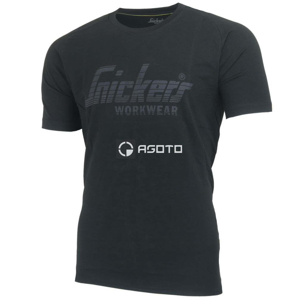 részlet SNICKERS Logo 100% Cotton férfi póló
