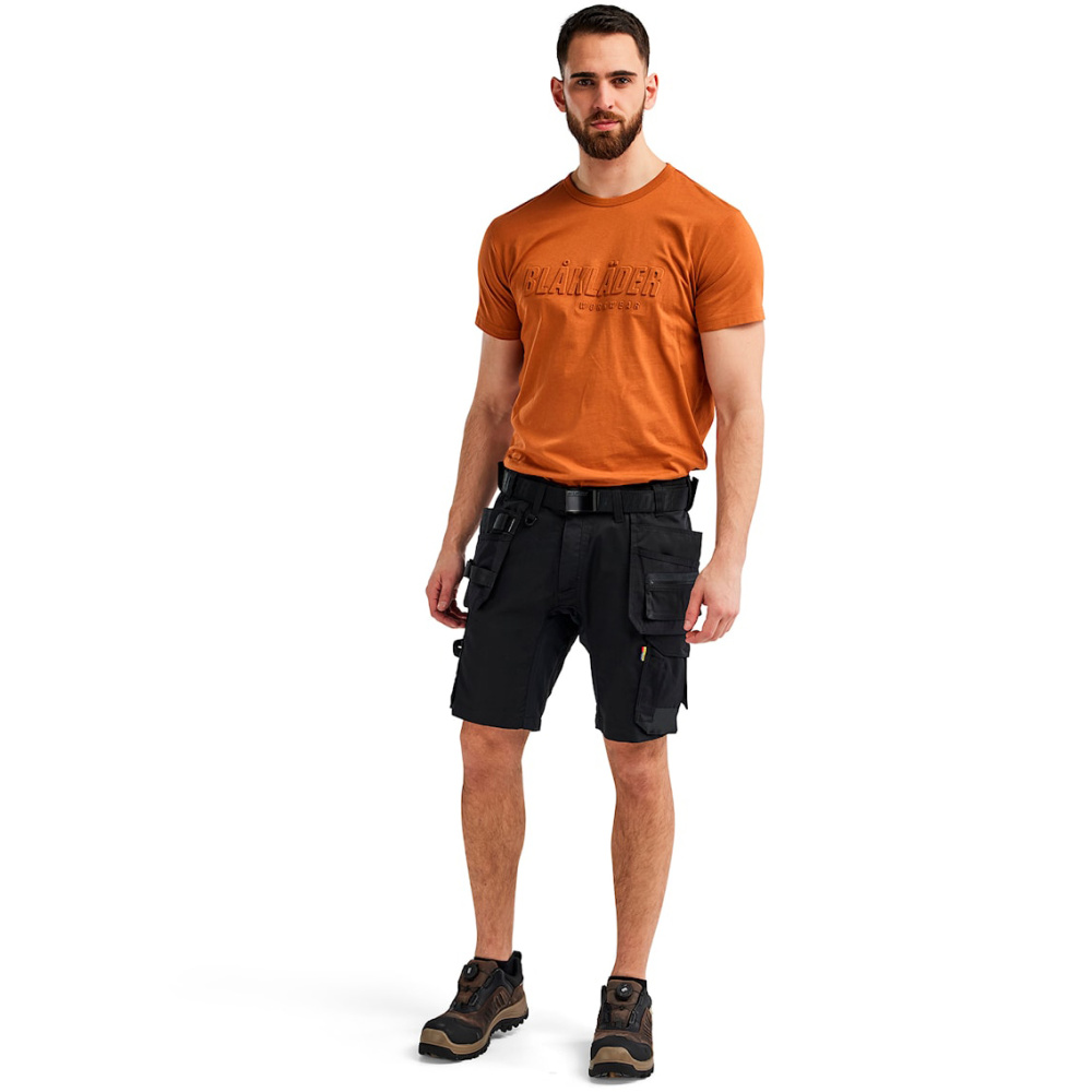 részlet BLAKLADER 3D Logo 100% cotton férfi póló