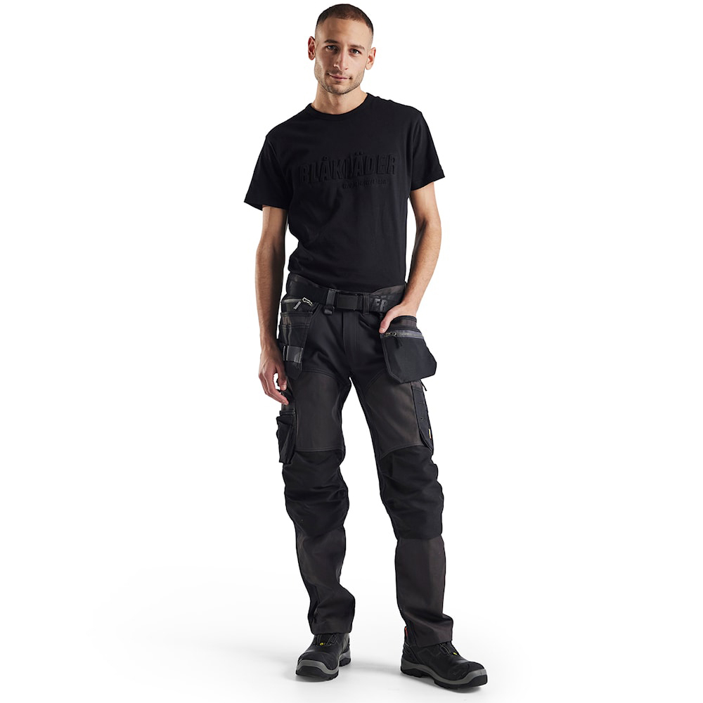 részlet BLAKLADER 3D Logo 100% cotton férfi póló