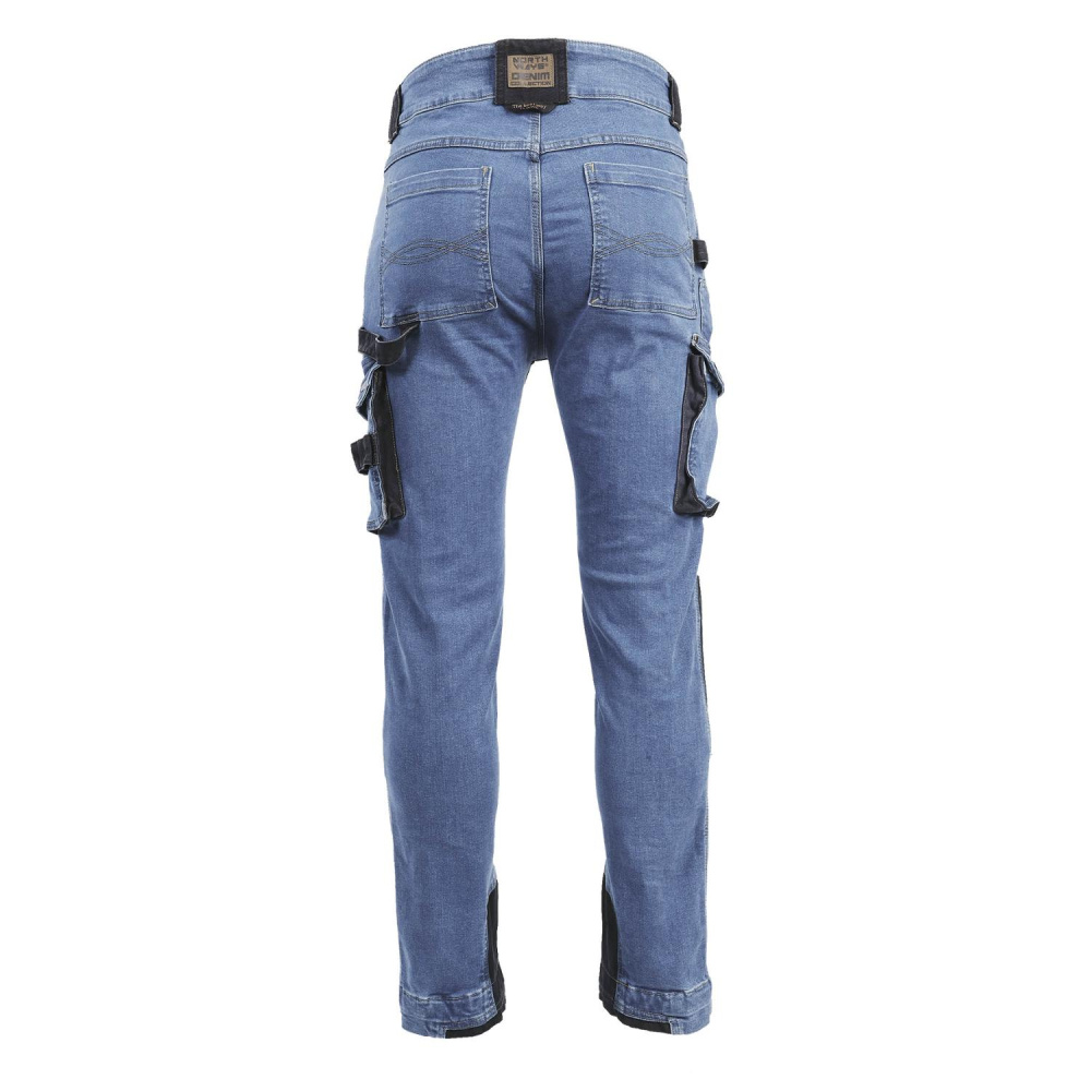 részlet NINE WORTHS Neo Jeans munkanadrágok