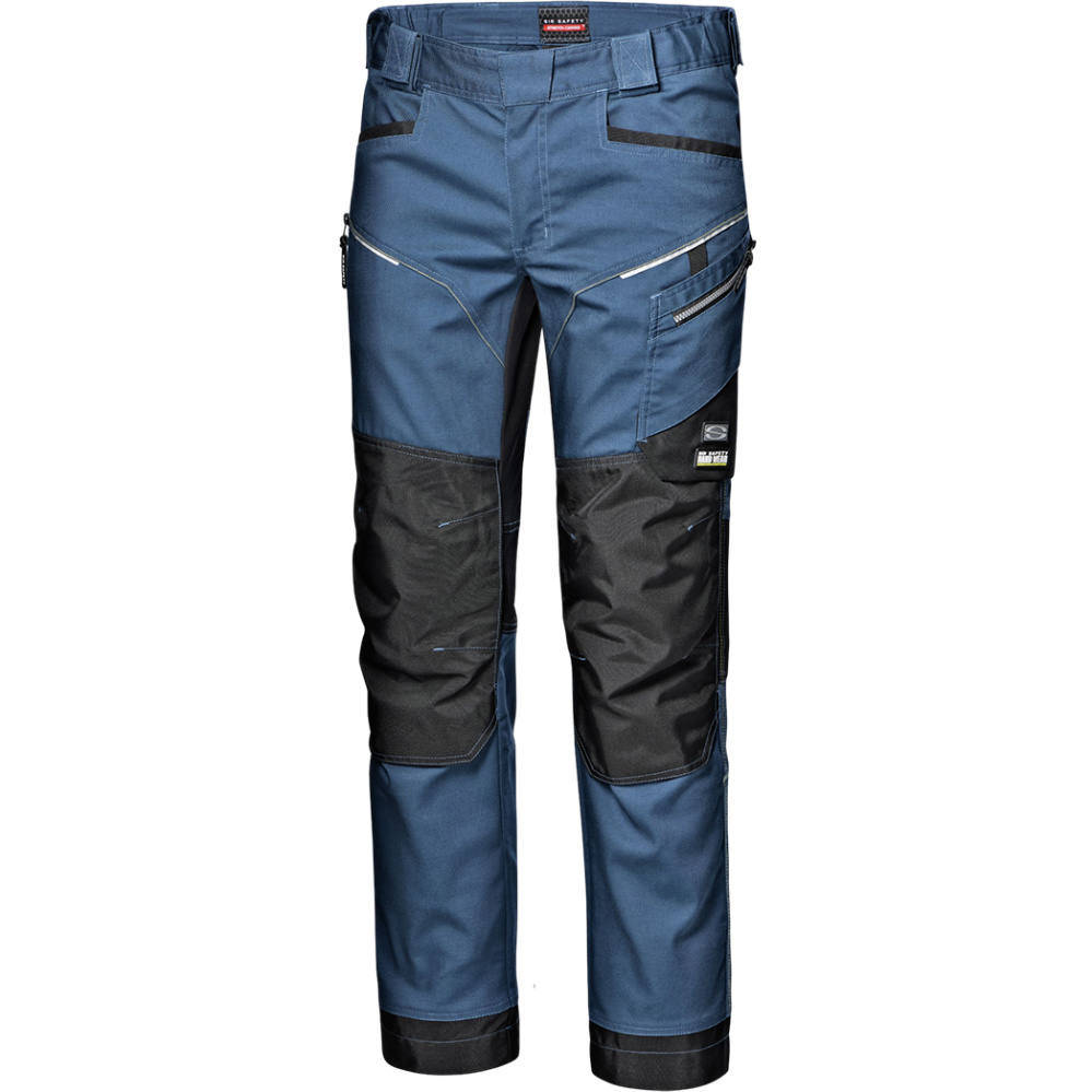részlet SIR Stretch 4-Way Canvas szürke férfi professzionális munkanadrág, tartós és kén