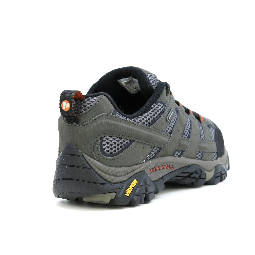 részlet MERRELL Moab 3 GTX szürke férfi bőr outdoor cipő Gore-Tex® membránnal