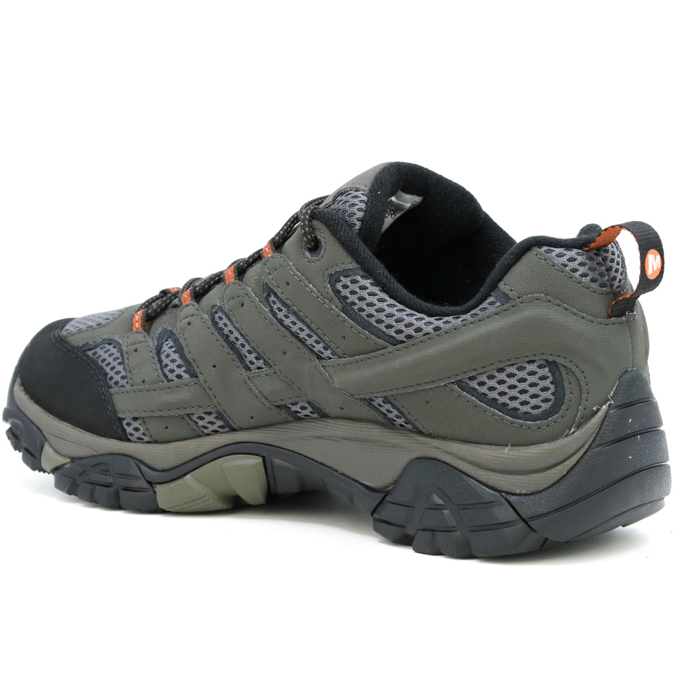 részlet MERRELL Moab 3 GTX szürke férfi bőr outdoor cipő Gore-Tex® membránnal