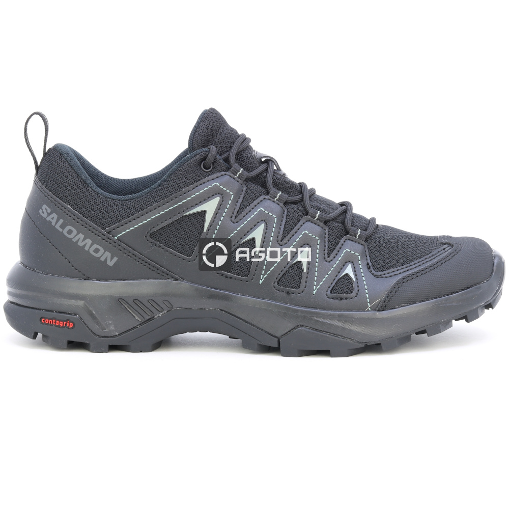 részlet SALOMON X Braze black trekking cipő