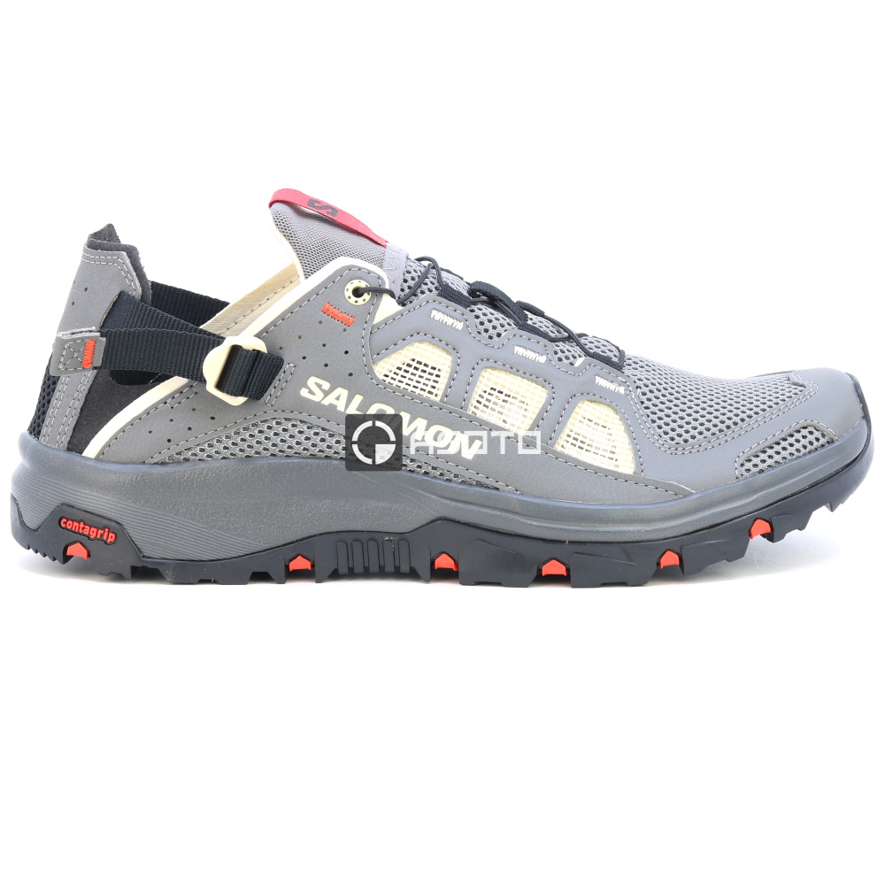 részlet SALOMON Techamphibian 5 Pewter trekking cipő