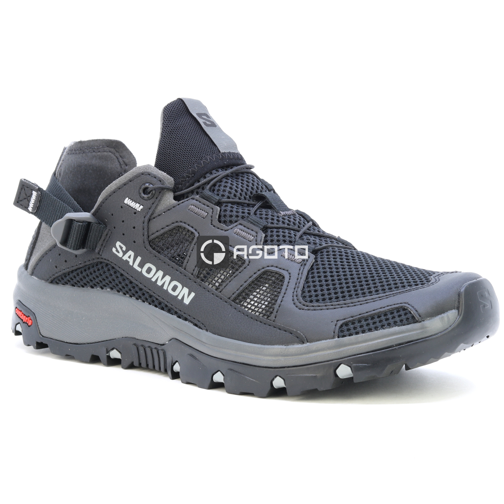 részlet SALOMON Techamphibian 5 M Black trekking cipő