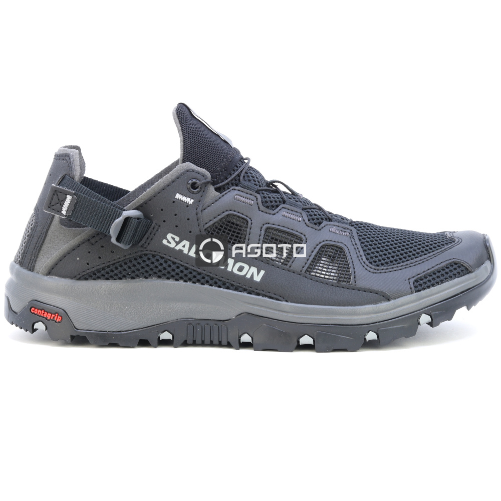 részlet SALOMON Techamphibian 5 M Black trekking cipő
