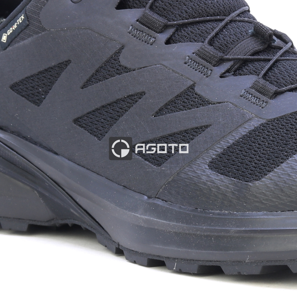 részlet SALOMON X-Adventure GTX Black trekking cipő