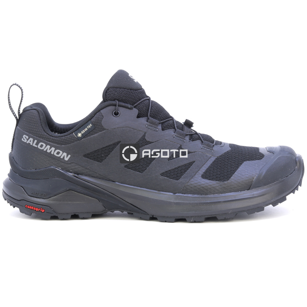 részlet SALOMON X-Adventure GTX Black trekking cipő