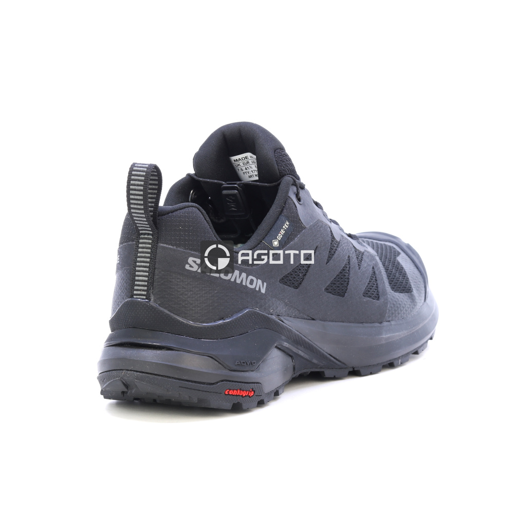 részlet SALOMON X-Adventure GTX Black trekking cipő