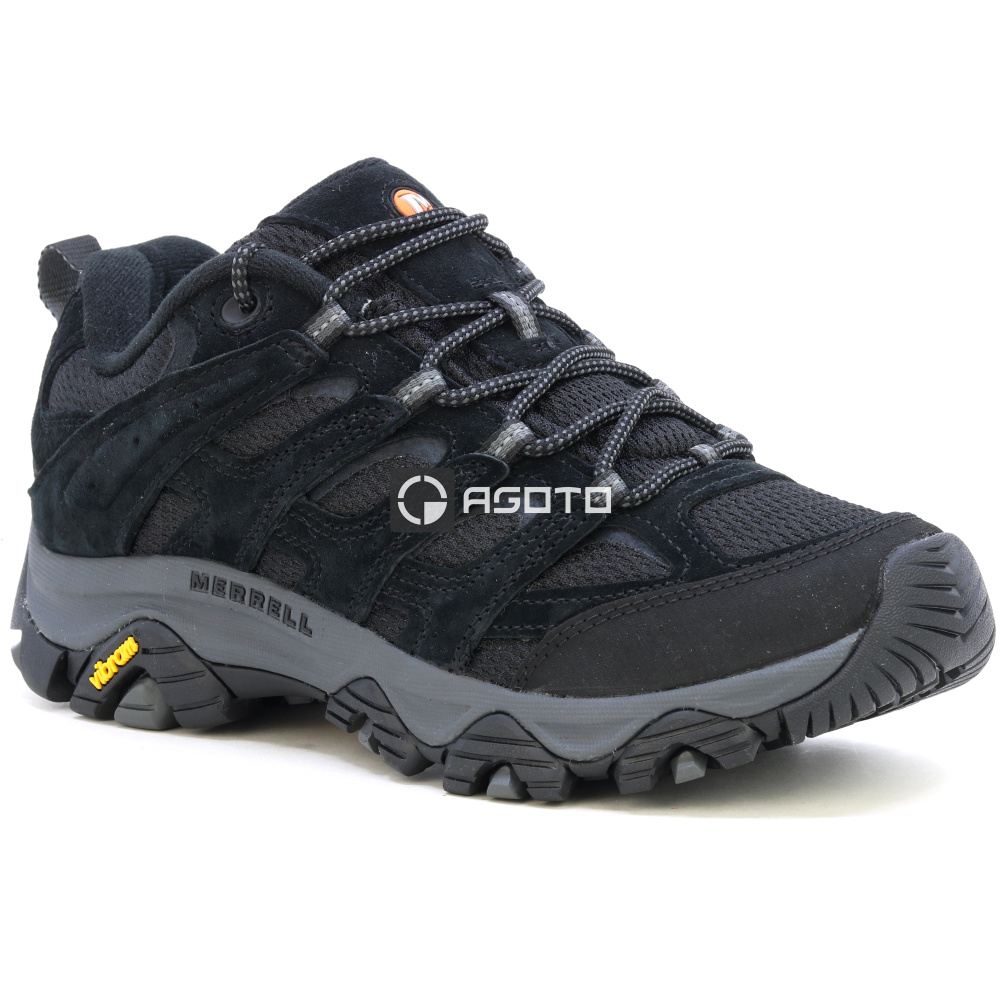 részlet MERRELL MOAB 3 black night trekking cipők