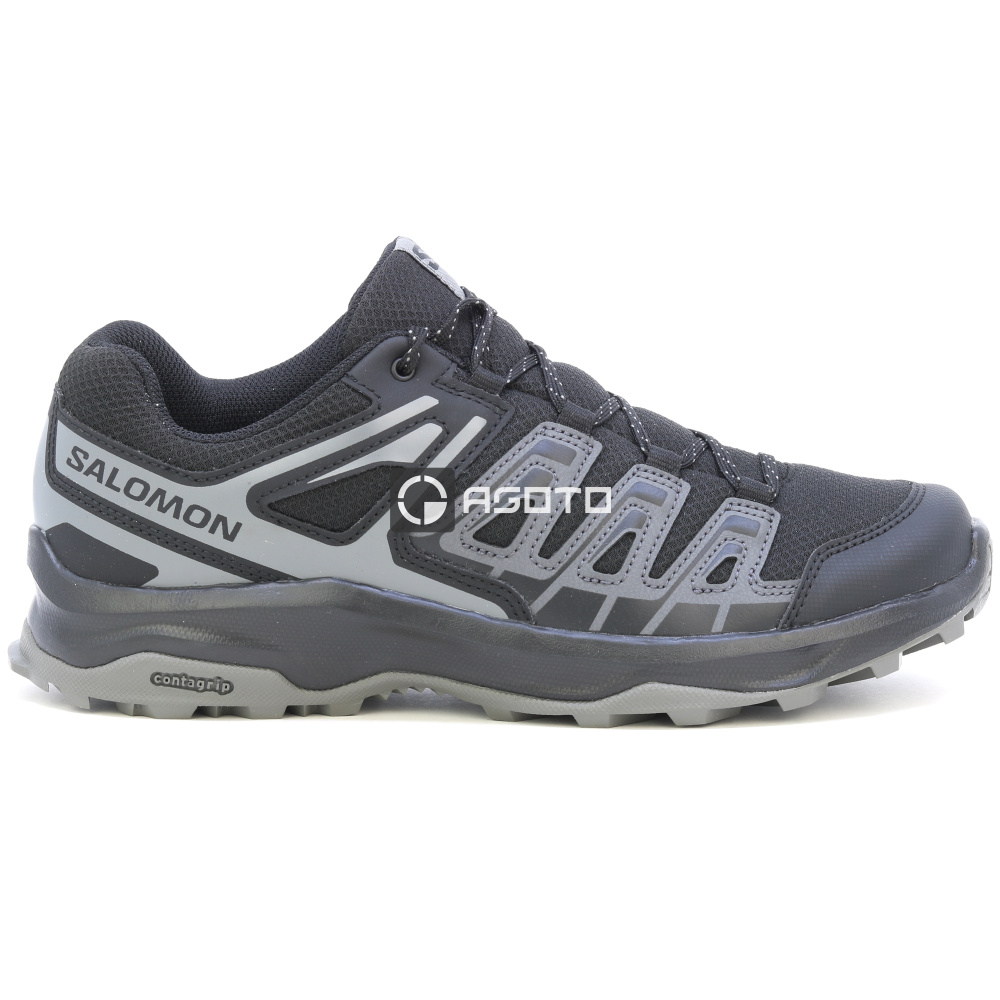 részlet SALOMON Exterga black trekking cipők