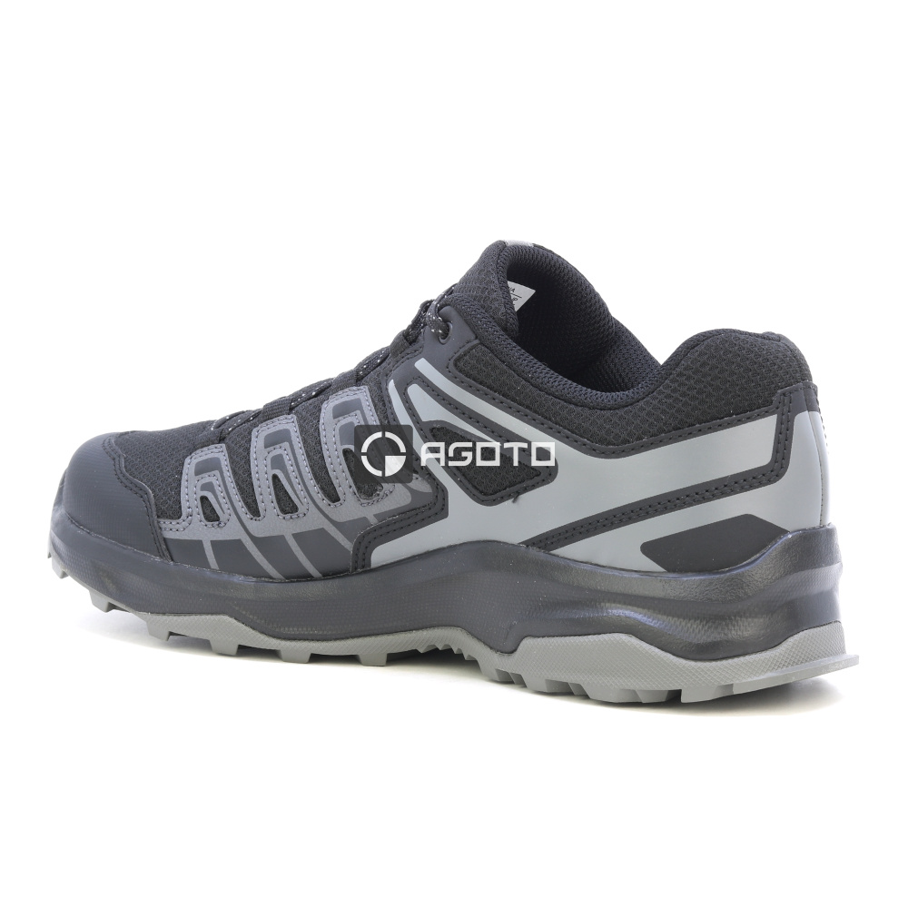 részlet SALOMON Exterga black trekking cipők