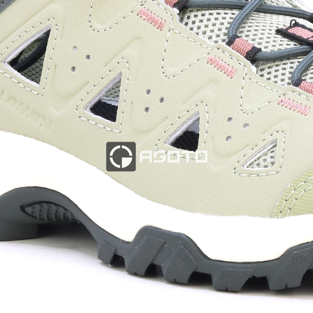 részlet SALOMON Alhama W tea khaki trekking cipők