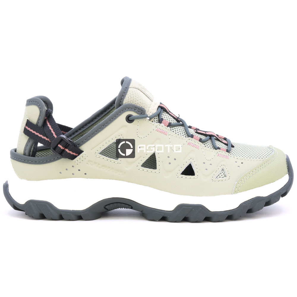 részlet SALOMON Alhama W tea khaki trekking cipők