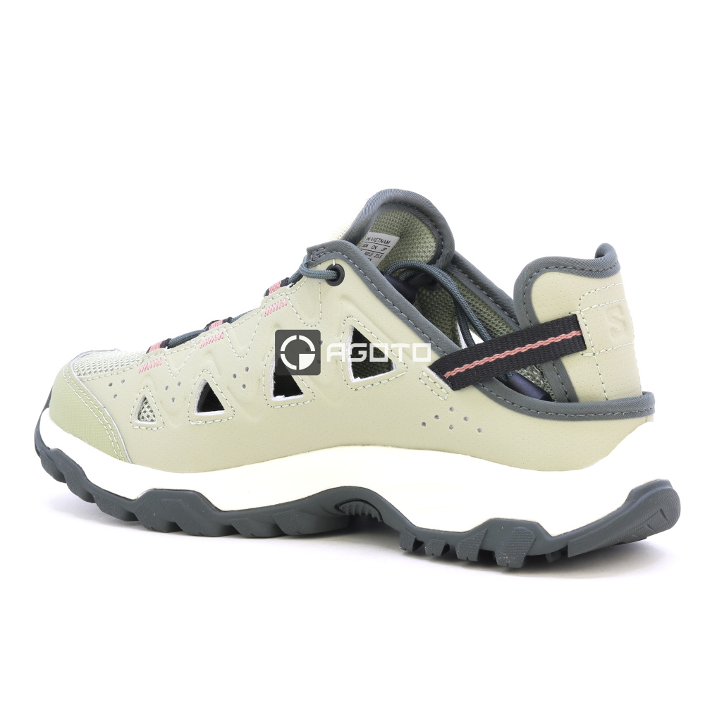 részlet SALOMON Alhama W tea khaki trekking cipők