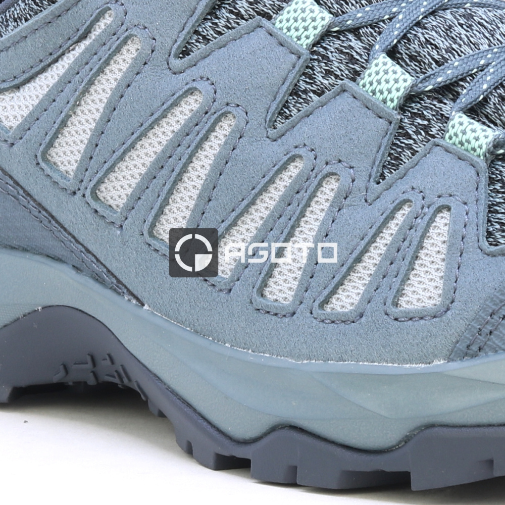 részlet SALOMON Eos Aero W Stormy trekking cipők