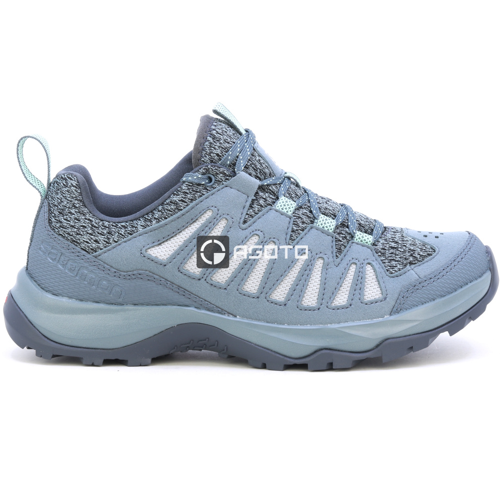 részlet SALOMON Eos Aero W Stormy trekking cipők
