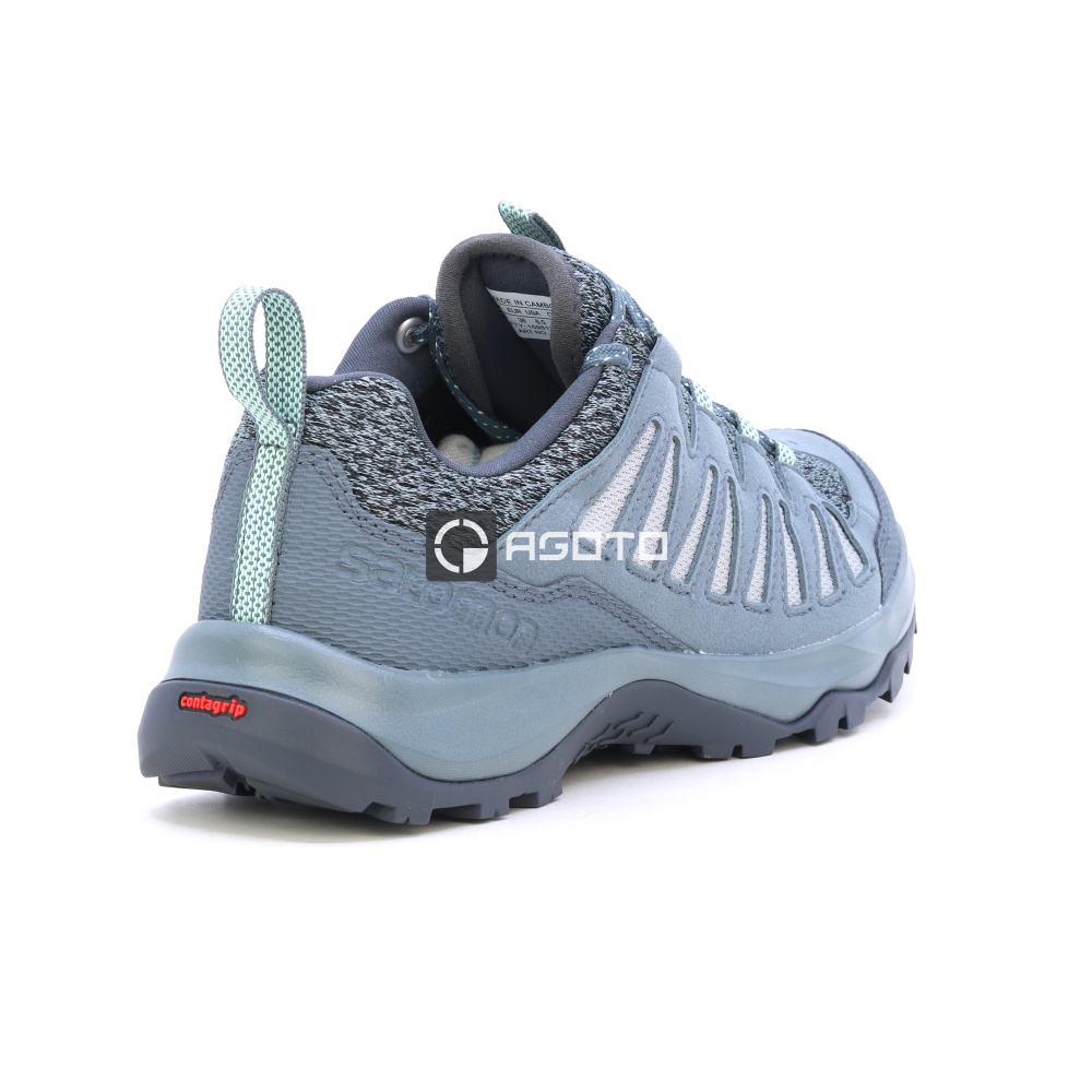 részlet SALOMON Eos Aero W Stormy trekking cipők
